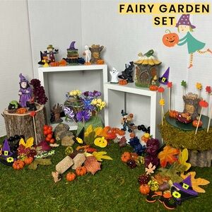 SPOOKY VILL HALLOWEEN FAIRY GARDEN GIFT SET